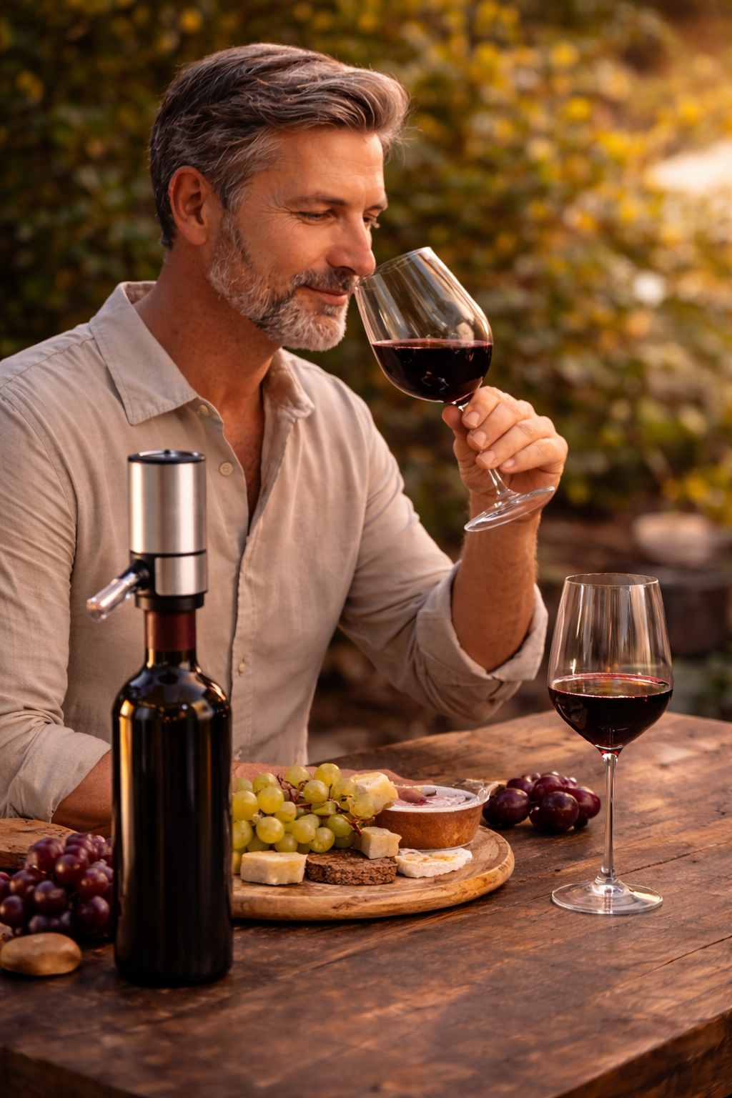 Electric Wine Aerator Premium - Instantly Oxygenate & Enhance Flavor