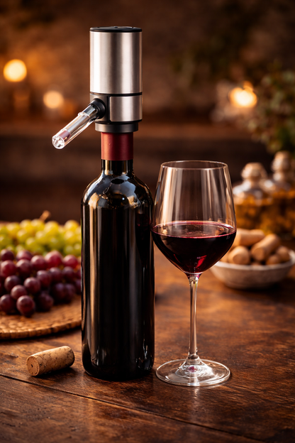 Electric Wine Aerator Premium - Instantly Oxygenate & Enhance Flavor