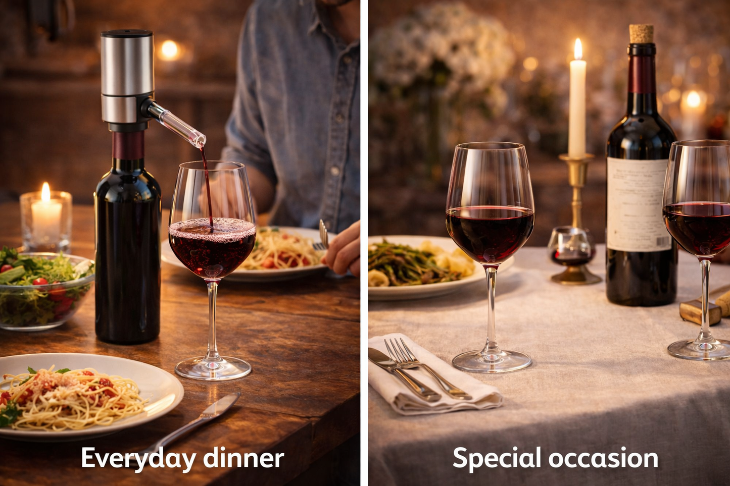 Electric Wine Aerator Premium - Instantly Oxygenate & Enhance Flavor